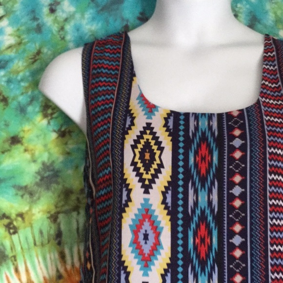 Aztec Print Tank Top - Picture 5 of 7